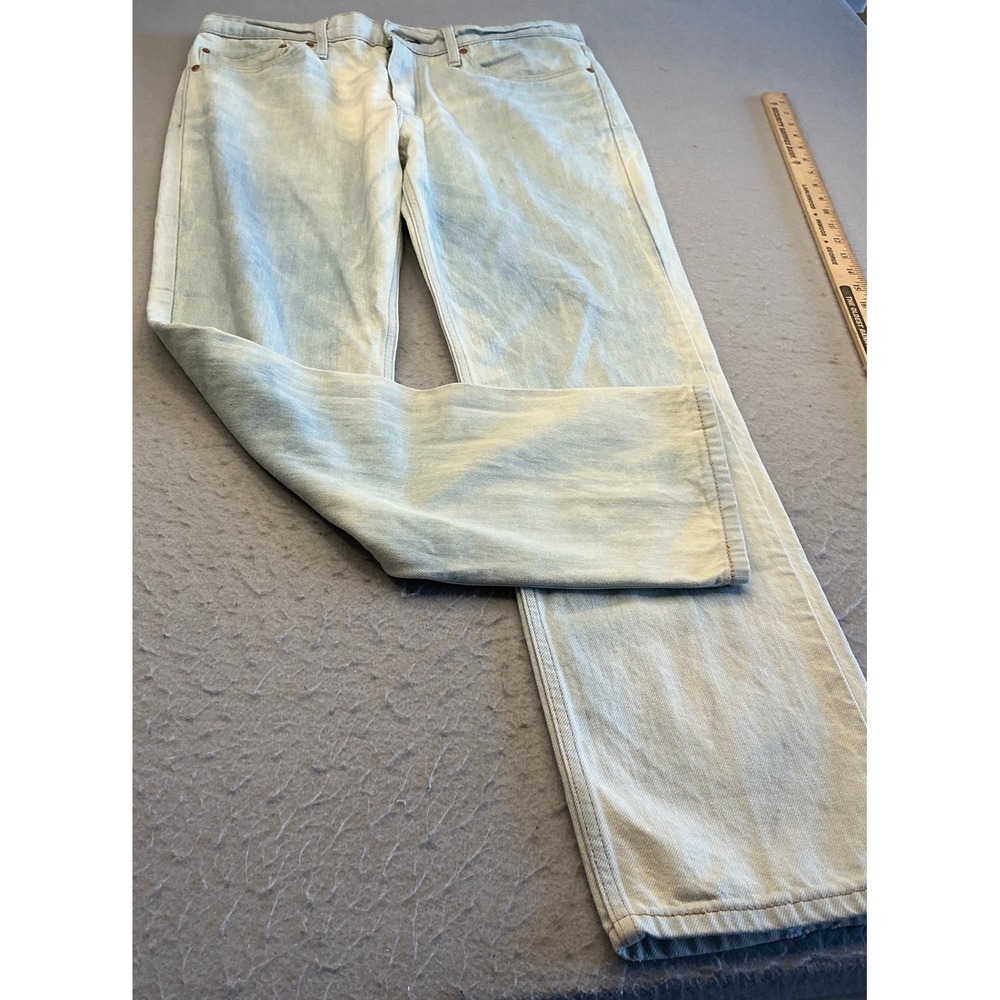 Levi's 511 Slim Fit Jeans Light Wash Denim 36x32 Mens Casual Classic Blue
